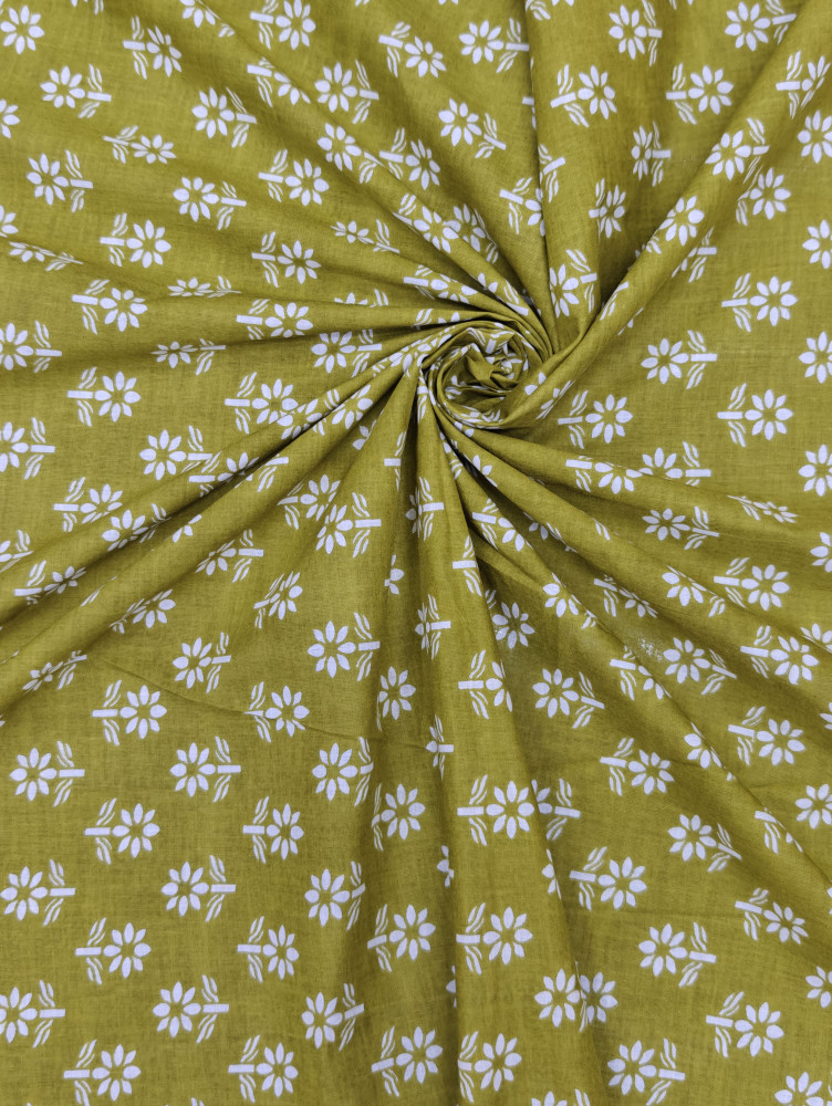 Image of Parrot Buti Printed Fabric
