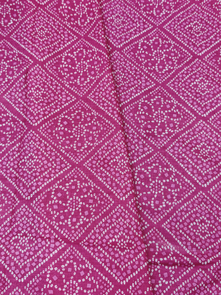 Magenta Bandhani Print