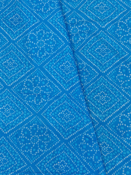 Turquoise Blue Bandhani Print