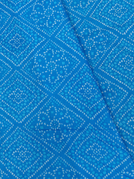 Turquoise Blue Bandhani Print