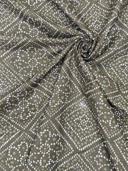 Mehndi Green Bandhani Print