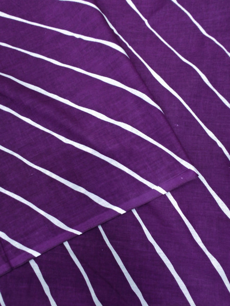 Deep Purple Lehriya Print