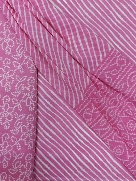 Pink Badhani 3Pc Suit Set