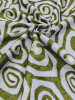Green Abstract Geometrical pattern Fabric