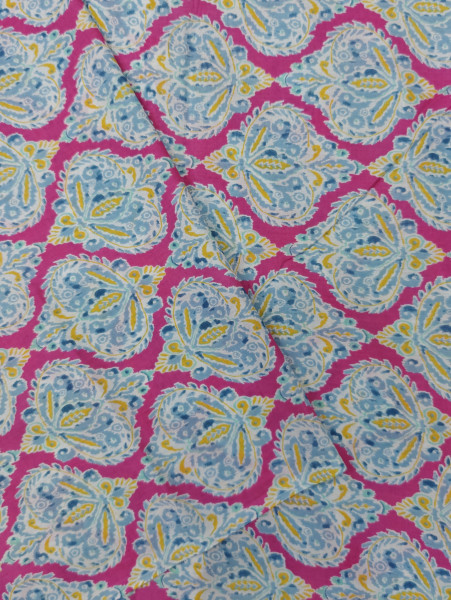 Paisley / Floral Motif Cotton Print