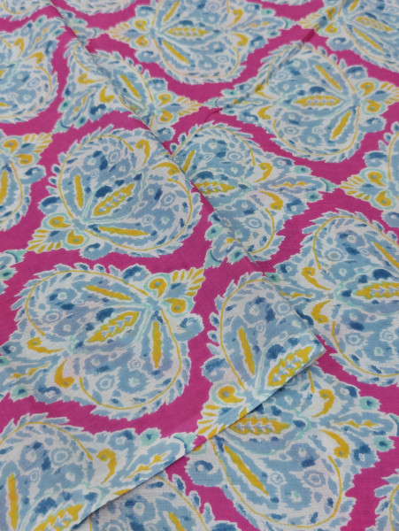 Paisley / Floral Motif Cotton Print