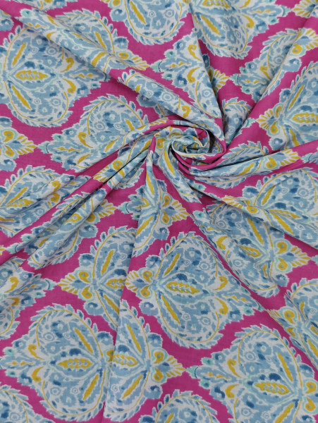 Paisley / Floral Motif Cotton Print