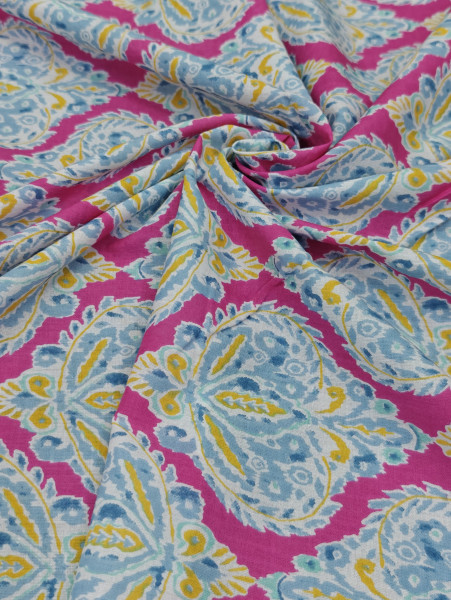 Paisley / Floral Motif Cotton Print