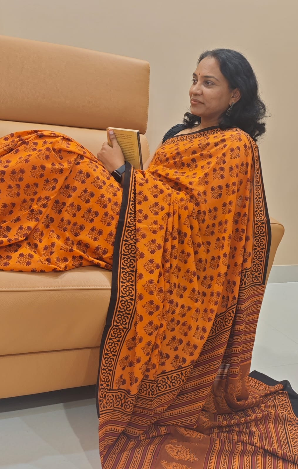 Hand Block Printed Cotton Saree