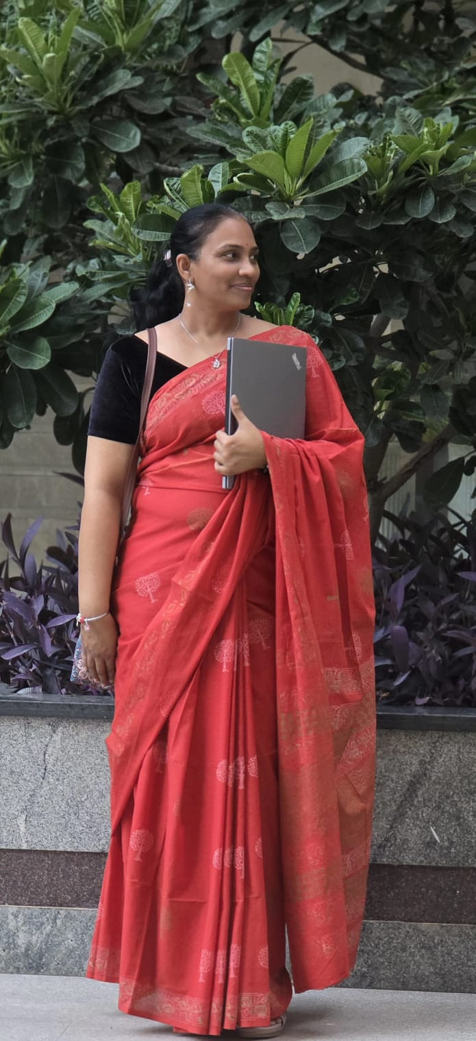 Hand Block Print Cotton Saree