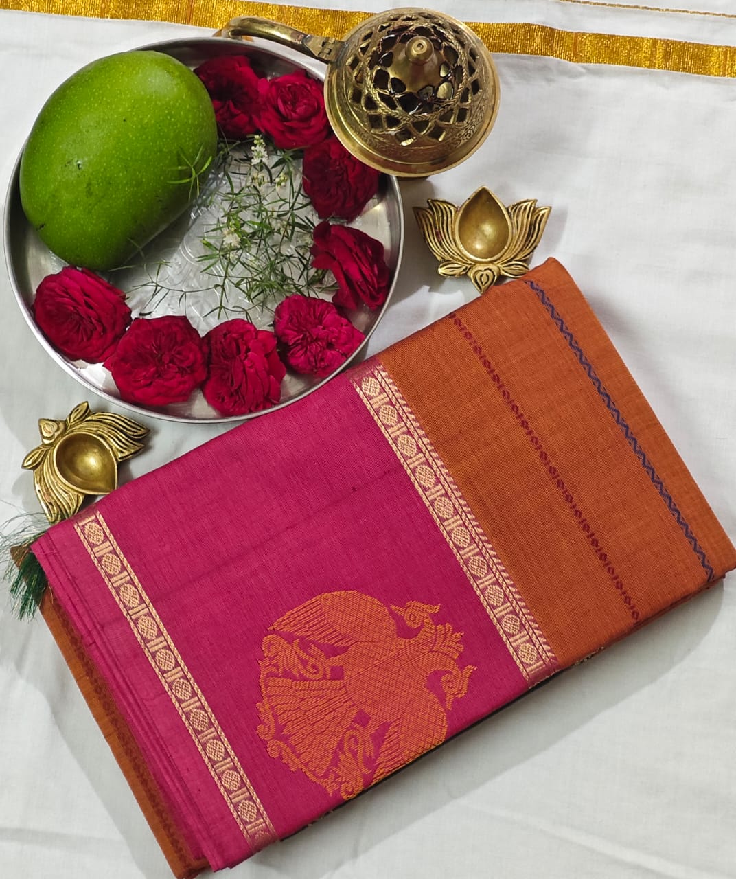 Kanchi Cotton Saree