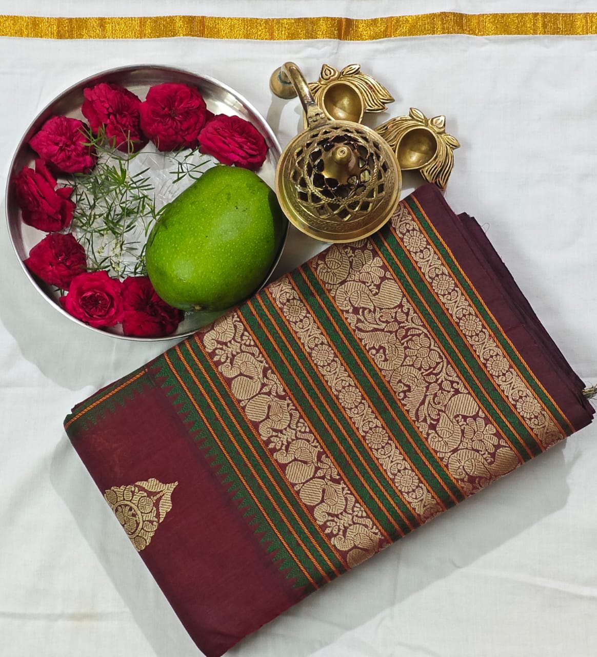 Kanchi Cotton Saree