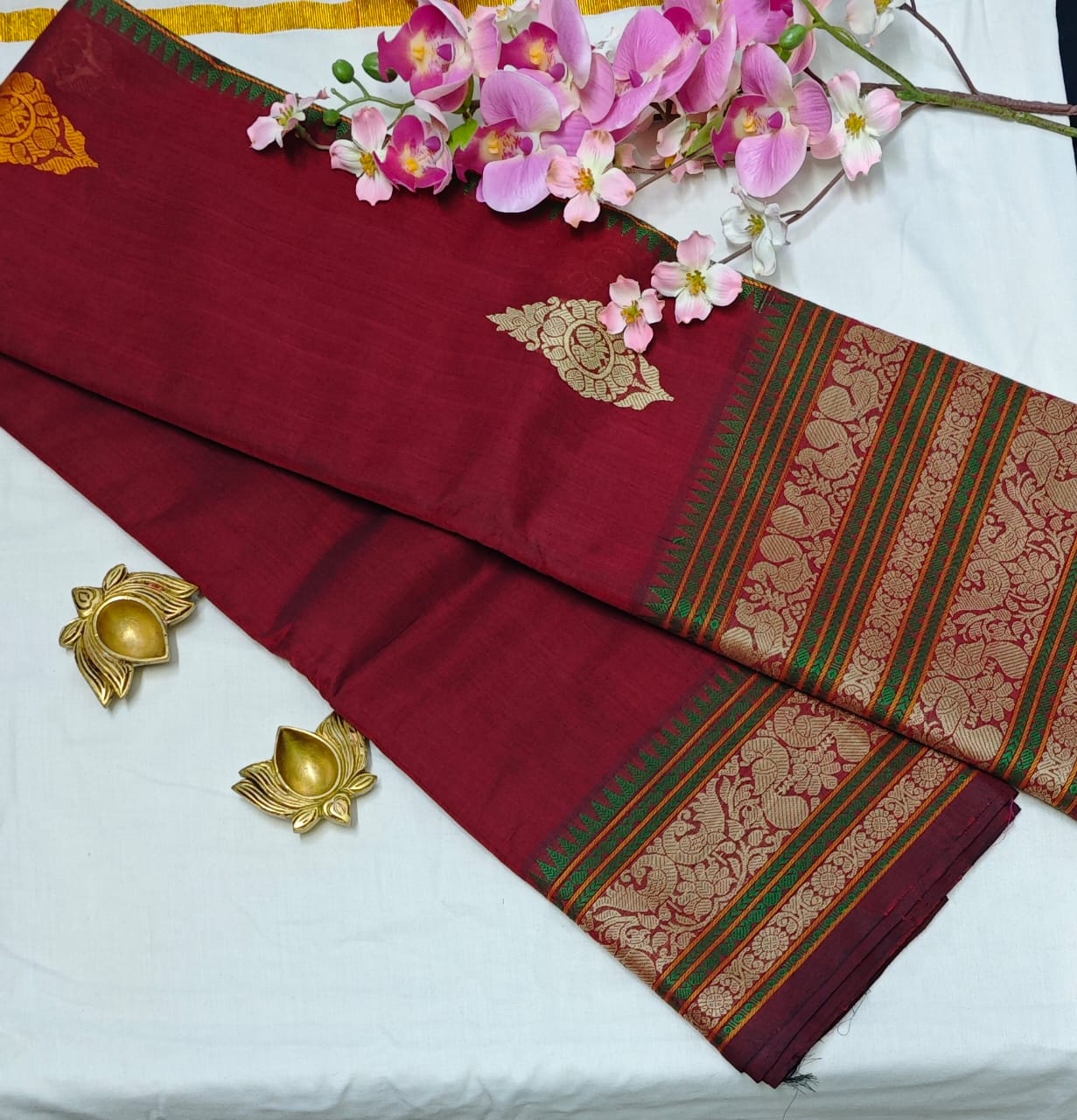 Kanchi Cotton Saree