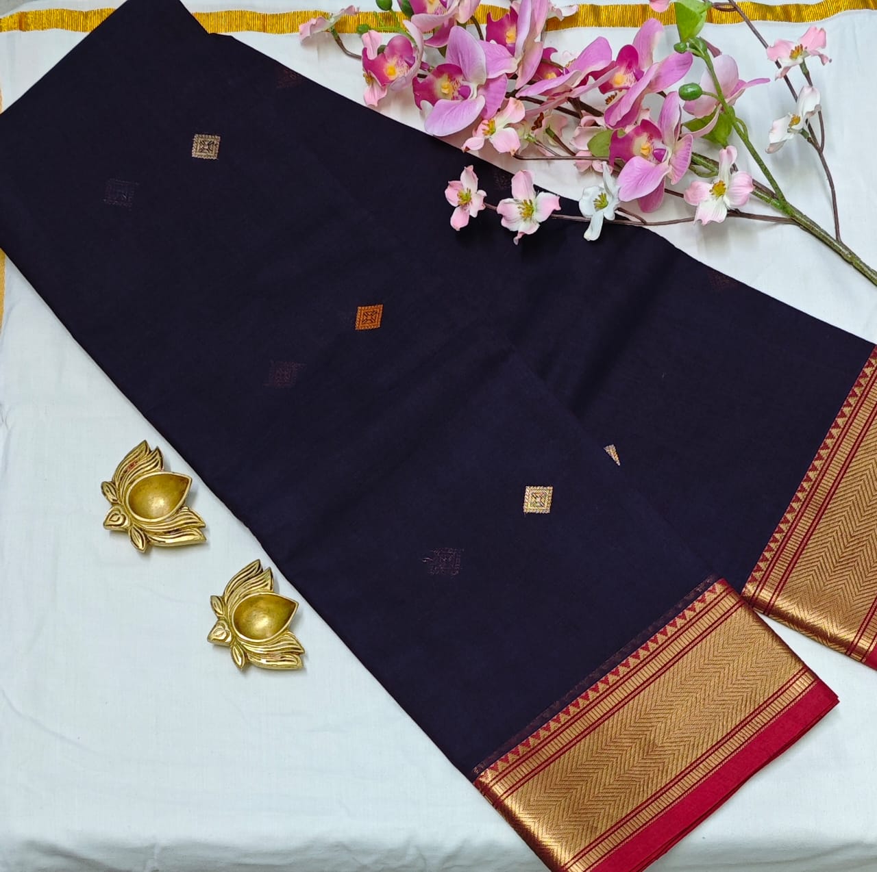 Kanchi Cotton Saree