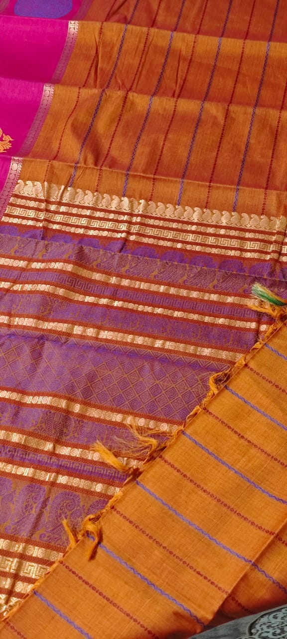 Kanchi Cotton Saree
