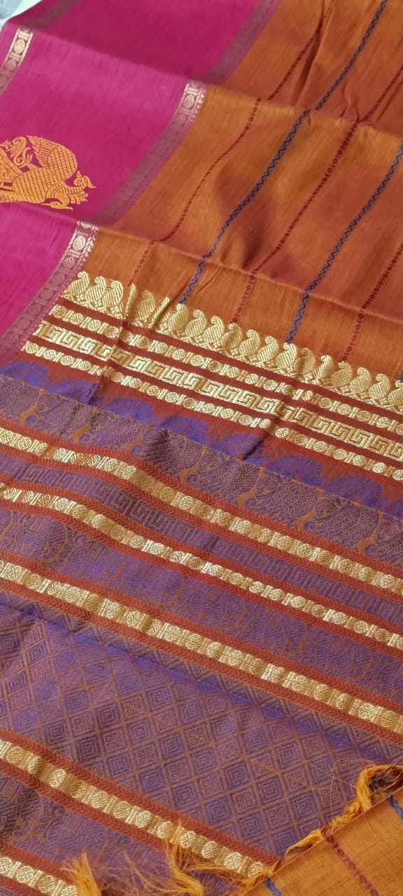 Kanchi Cotton Saree