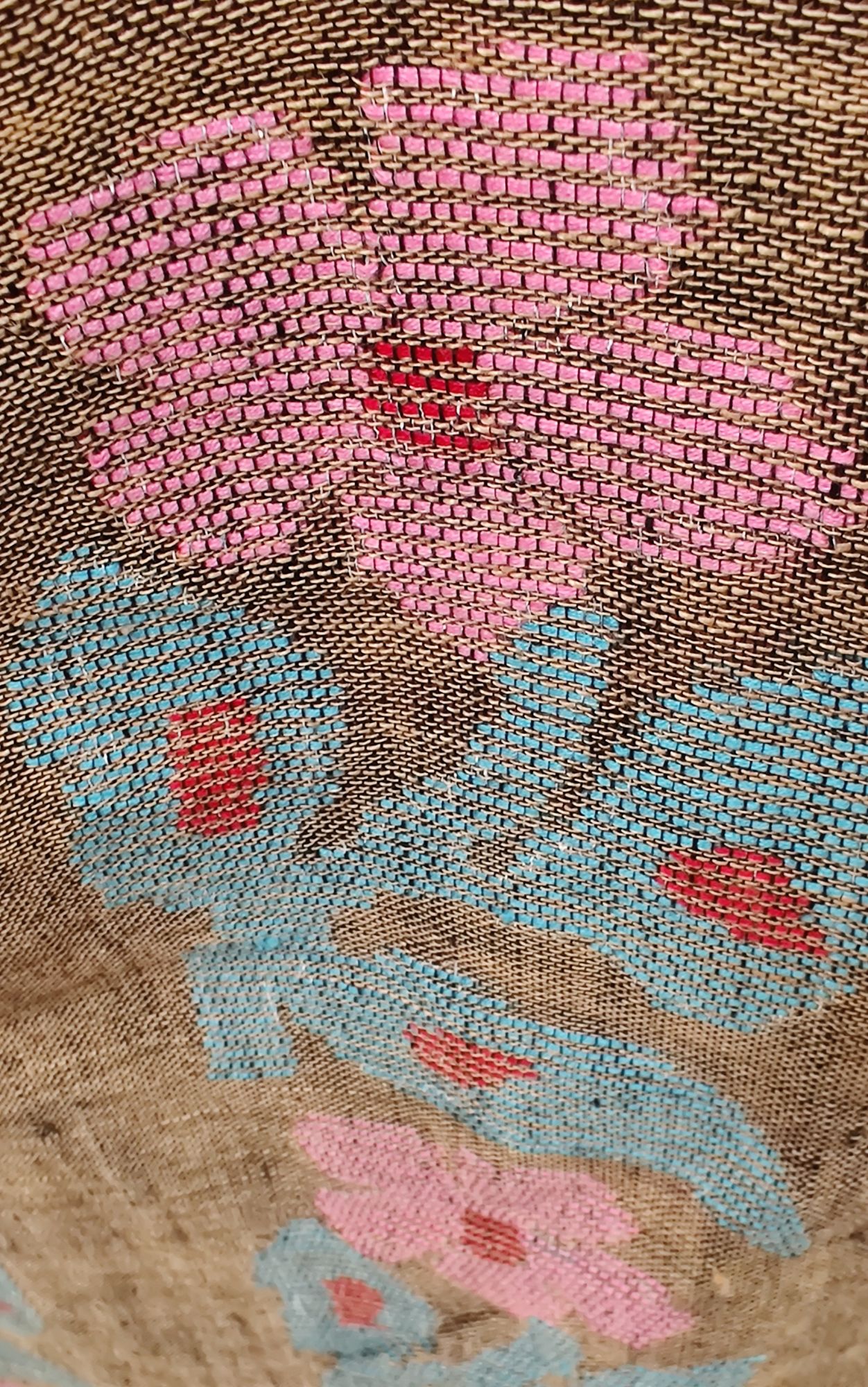 Hand Woven Lenin Jamdani Saree