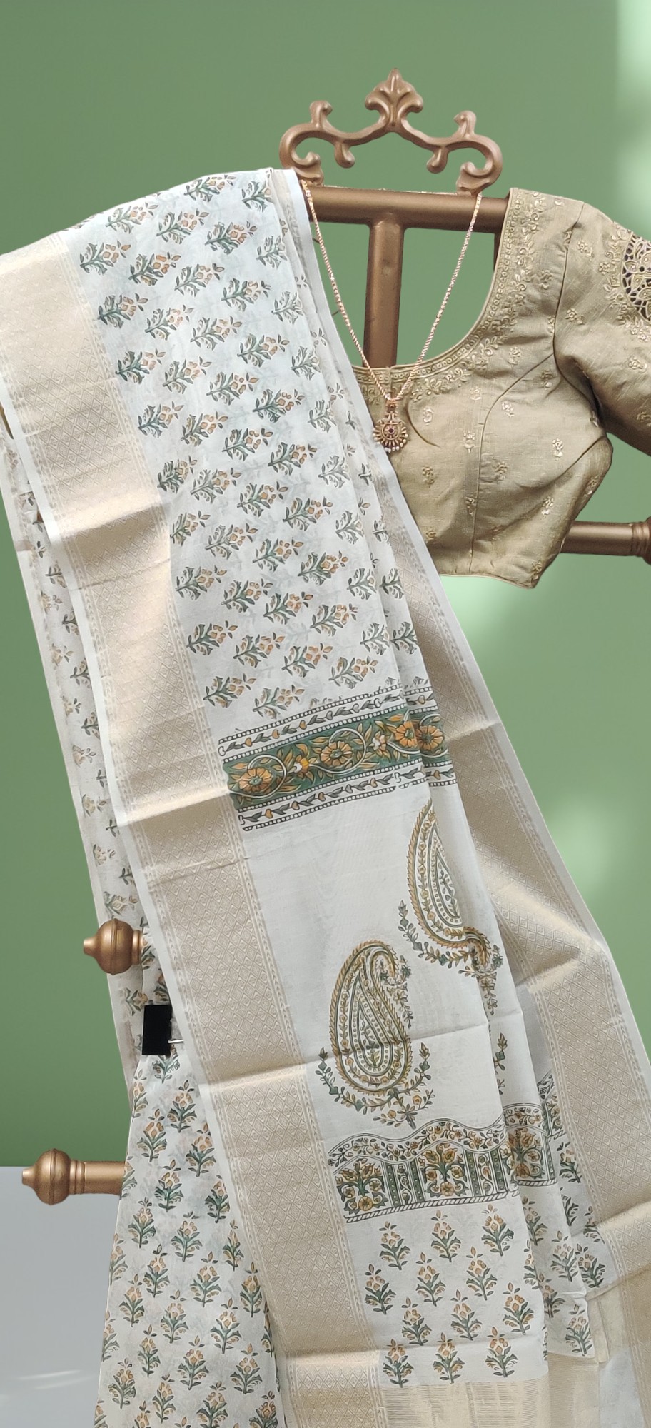 Maheshwari Silk Cotton Saree