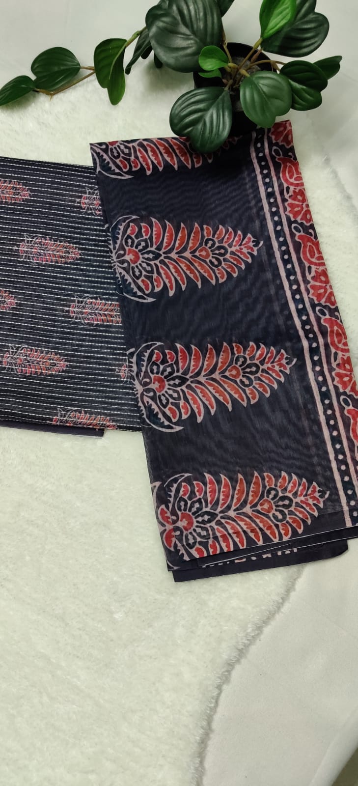 Kantha Chanderi 2 Piece Set