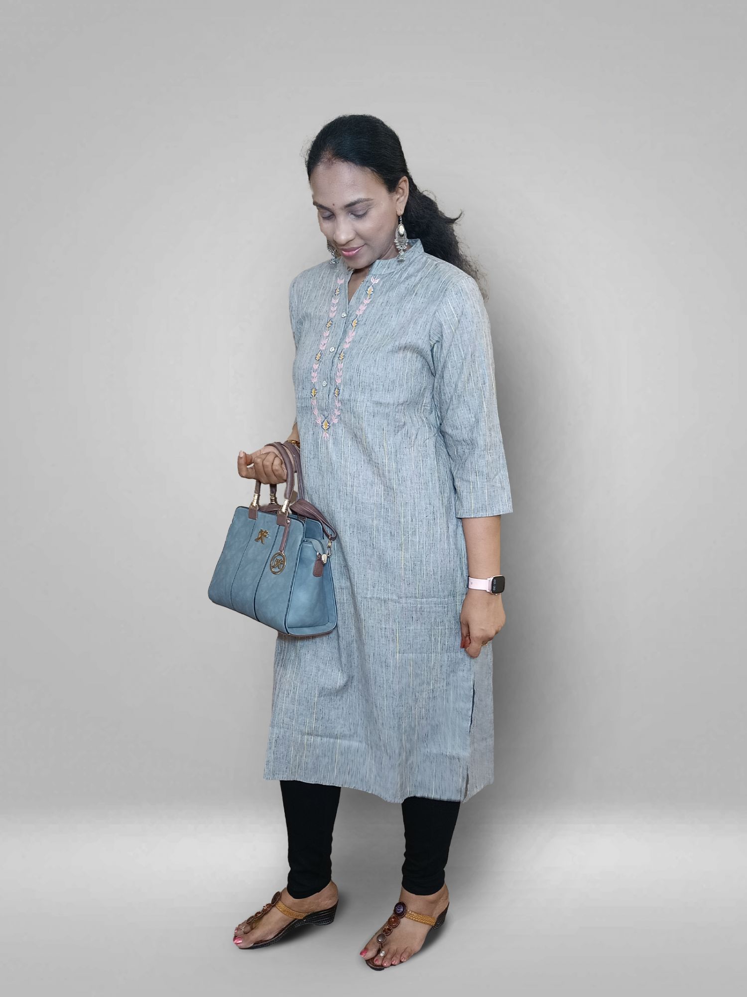 pure cotton office wear kurti