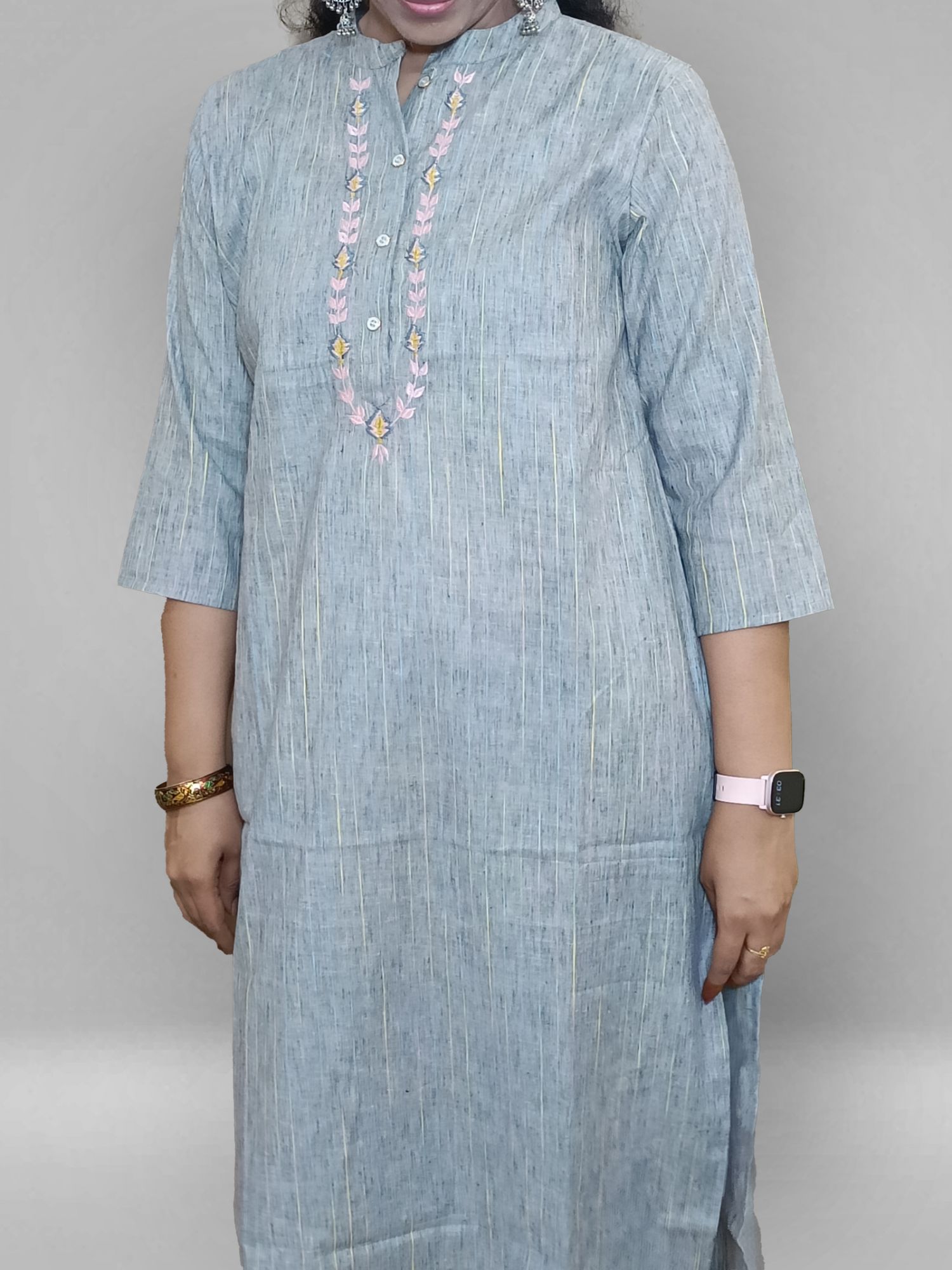 pure cotton office wear kurti