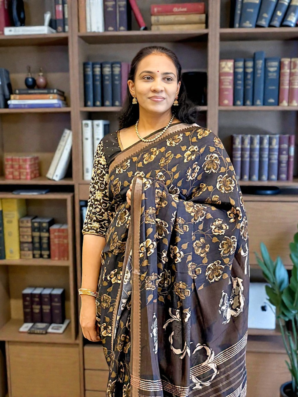 Mangalagiri Digital Print Silk saree