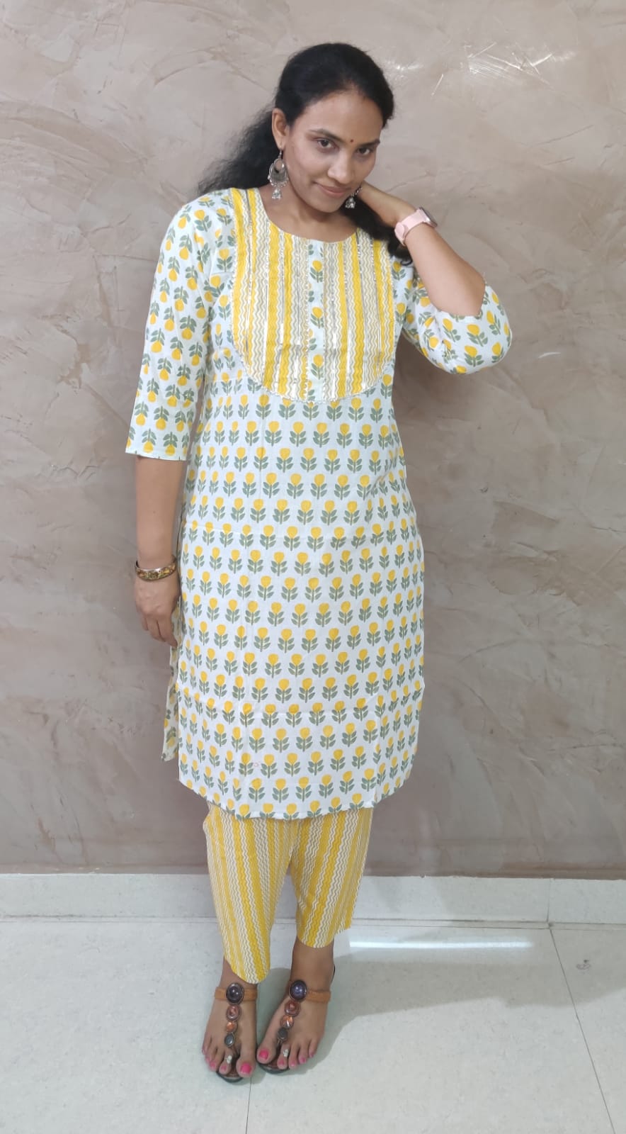 Floral Print Two Piece Suit Set