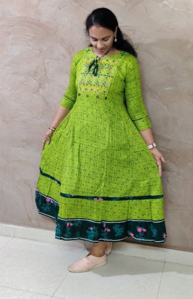 Kurti hot sale design frock