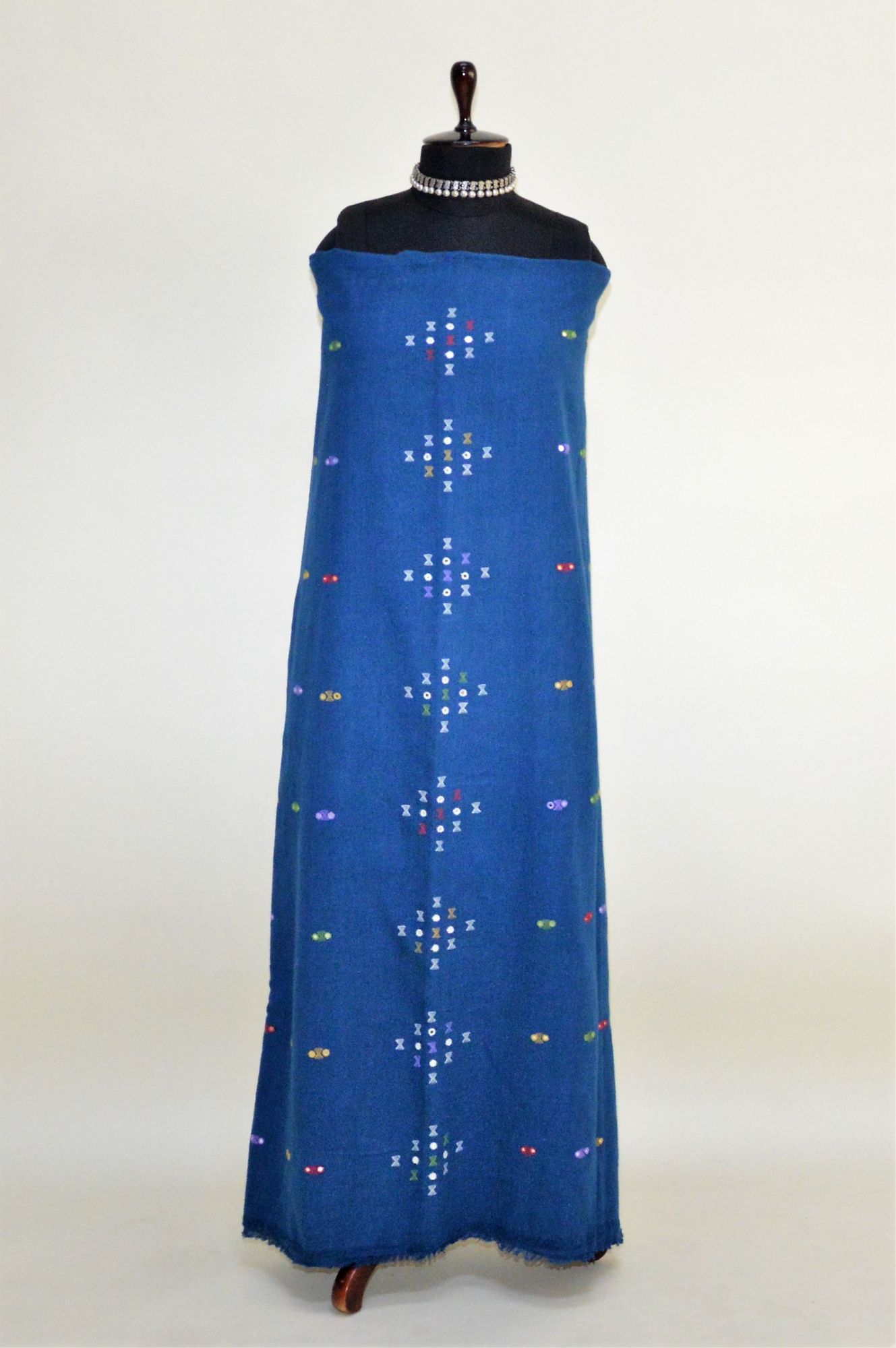 Blue Kala Cotton Bhujodi Suit