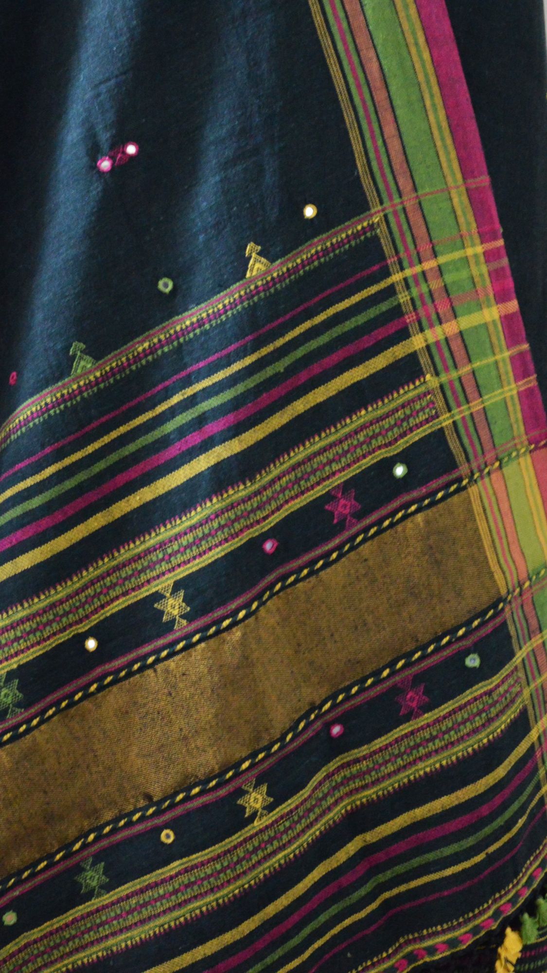 Green Kala Cotton Bhujodi Suit