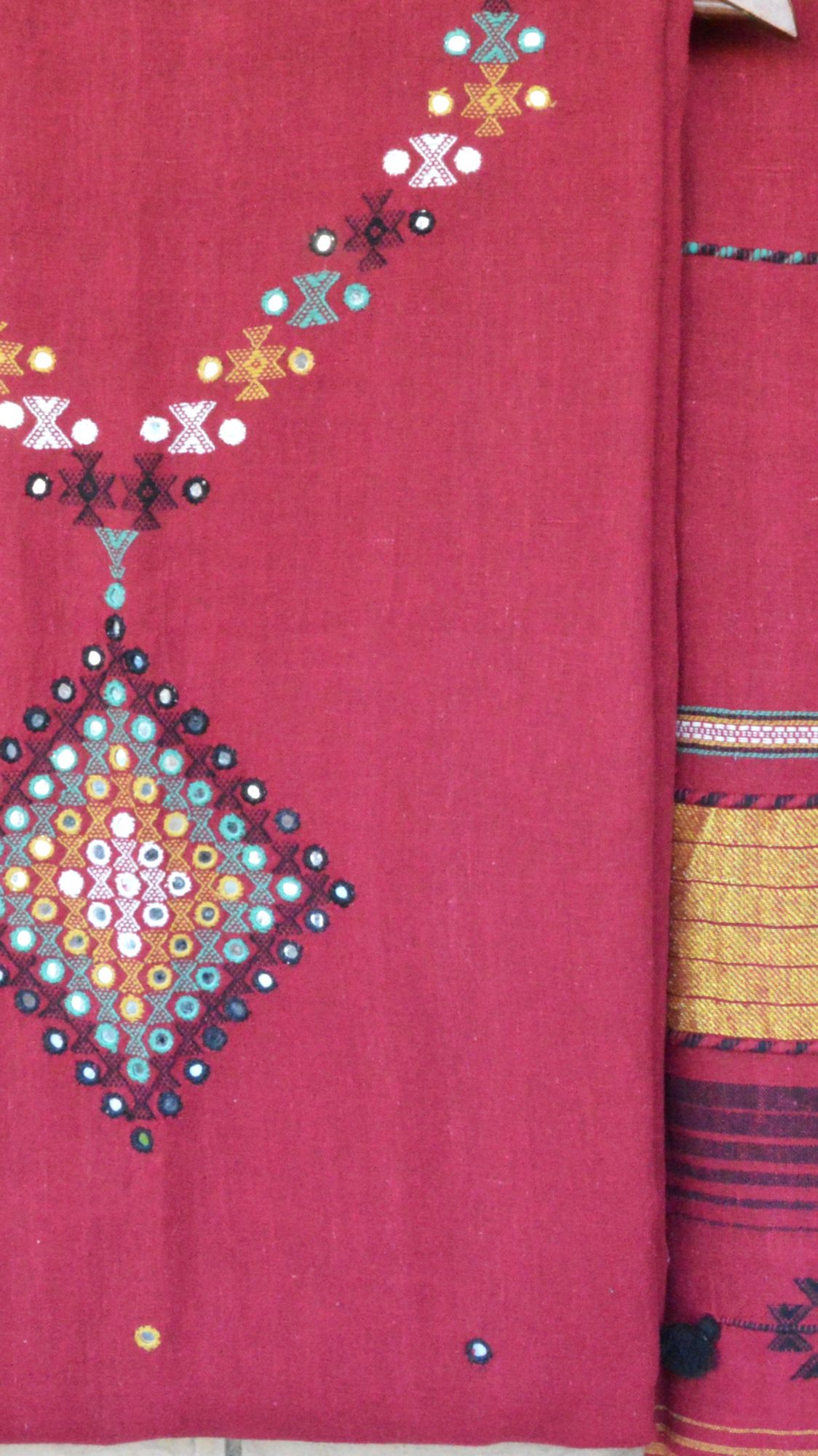 Maroon Kala Cotton Suit