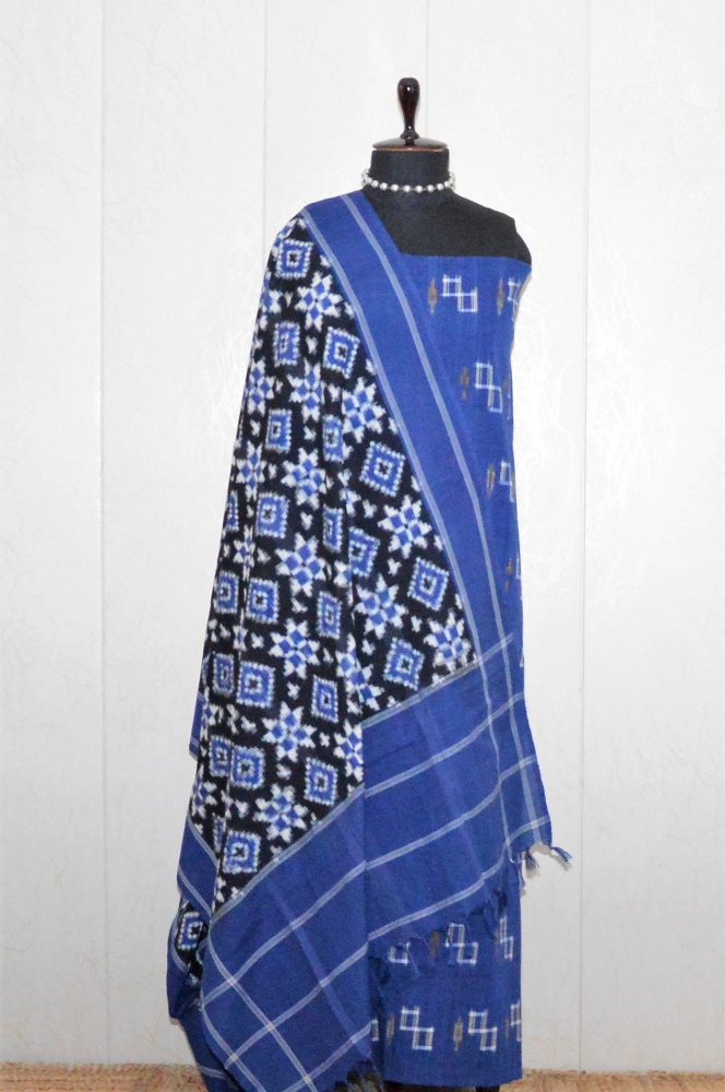 Teliya Rumaal Process Double Ikat Top-Telia Rumal Dupatta
