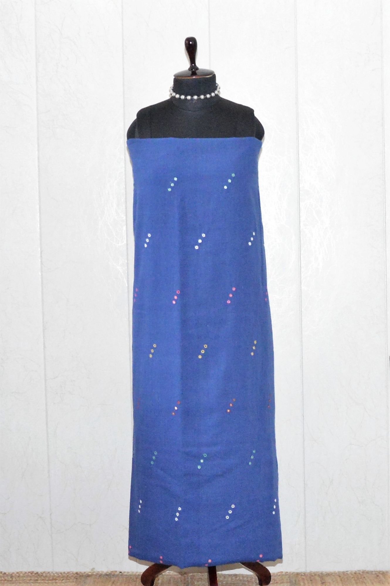 Blue Kala Cotton Bhujodi Suit