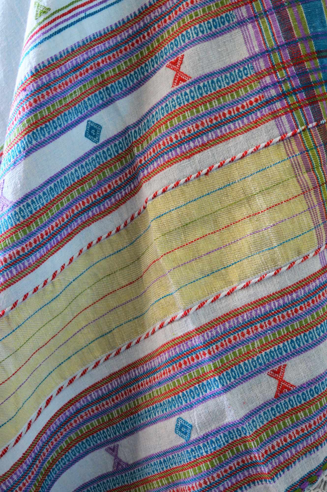 Light Blue Kala Cotton Bhujodi Suit