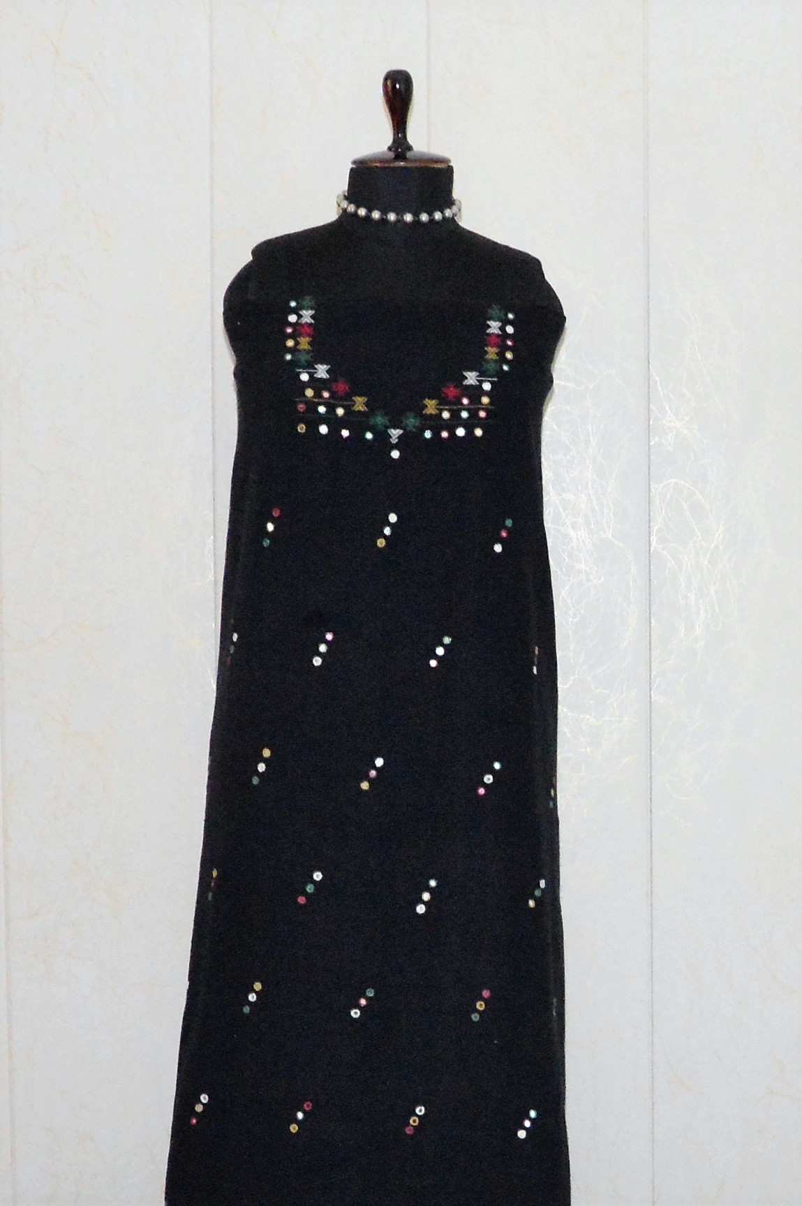 Black Kala Cotton Bhujodi Suit