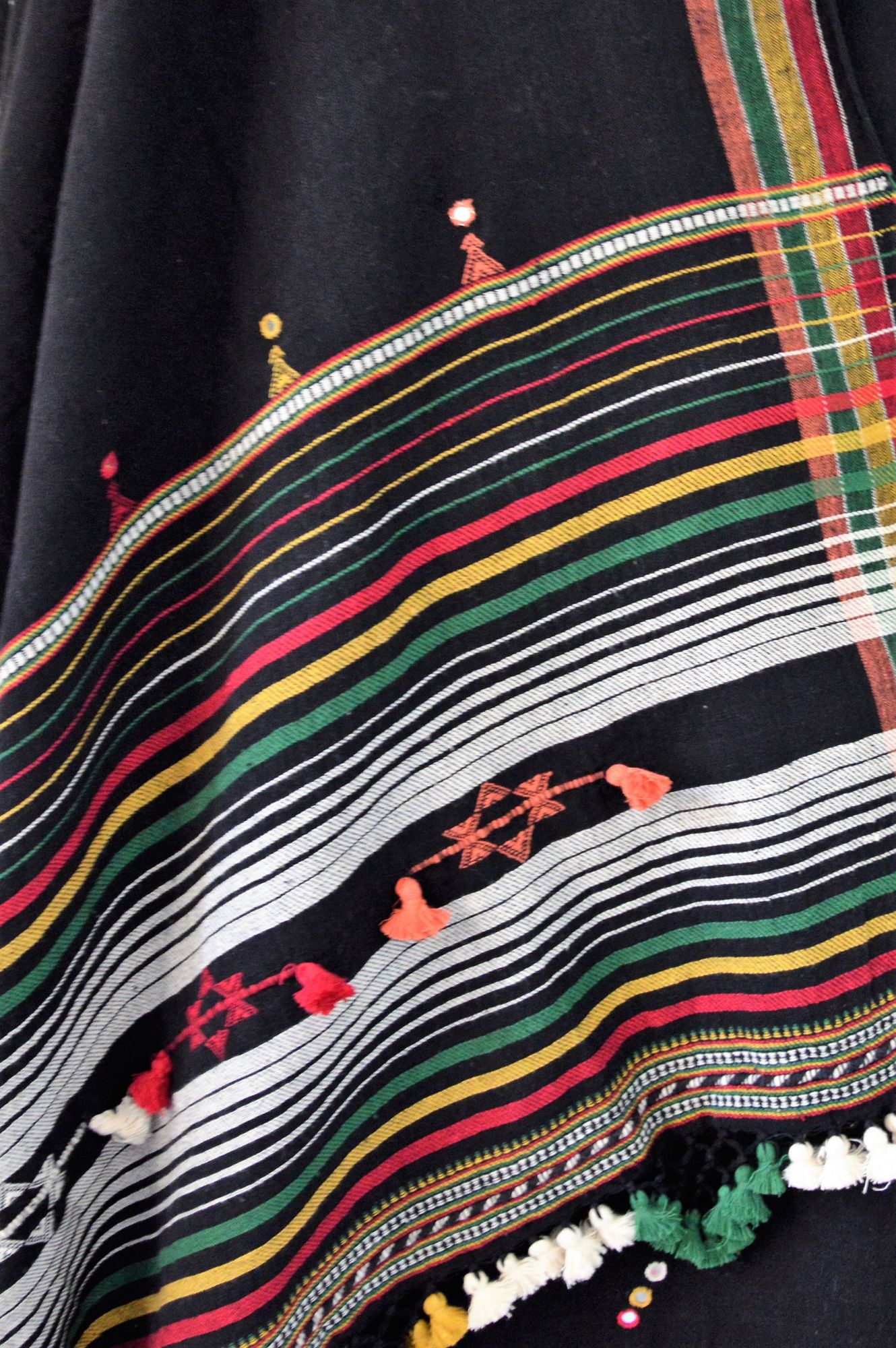 Black Kala Cotton Bhujodi Suit