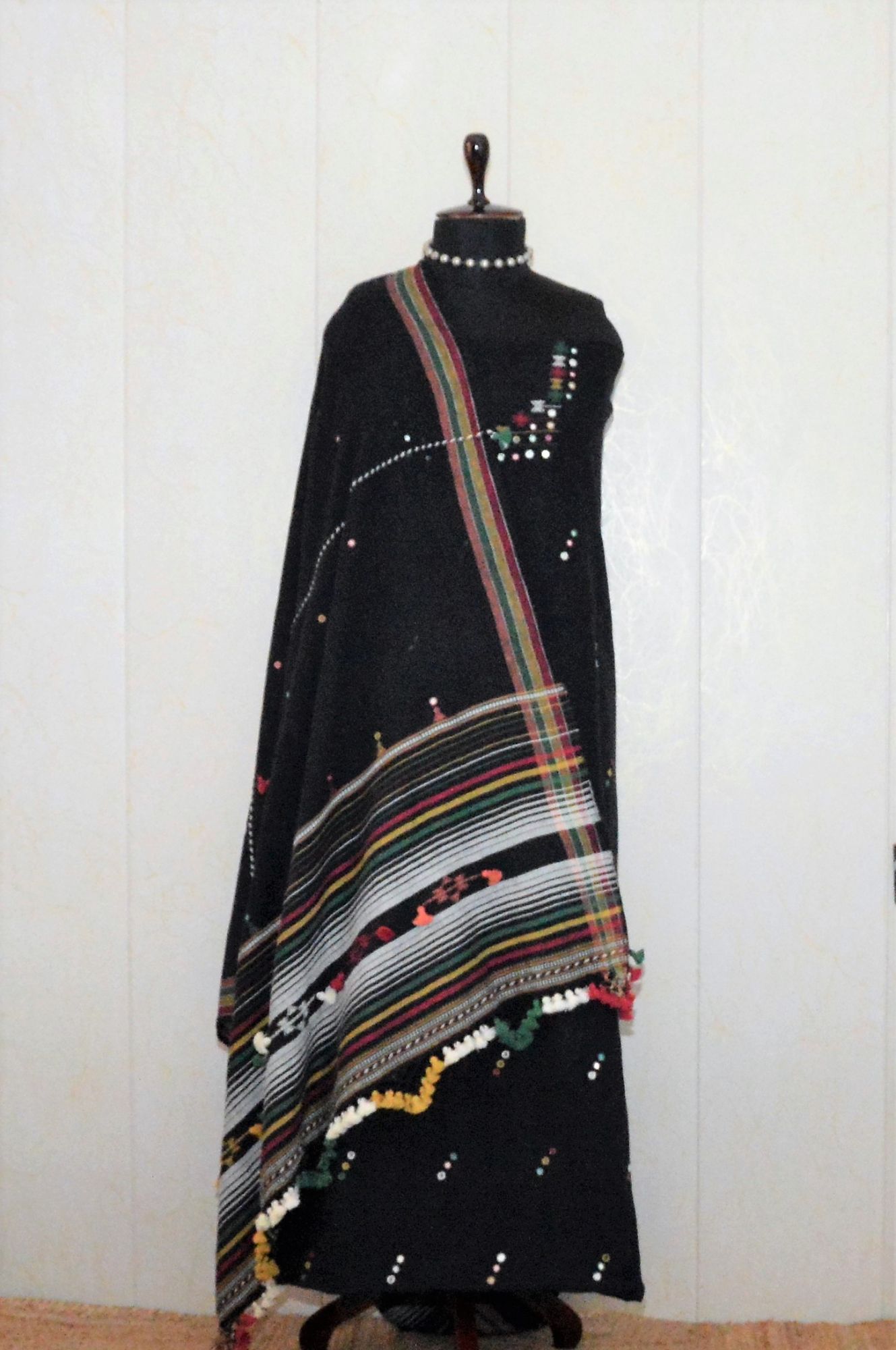 Black Kala Cotton Bhujodi Suit