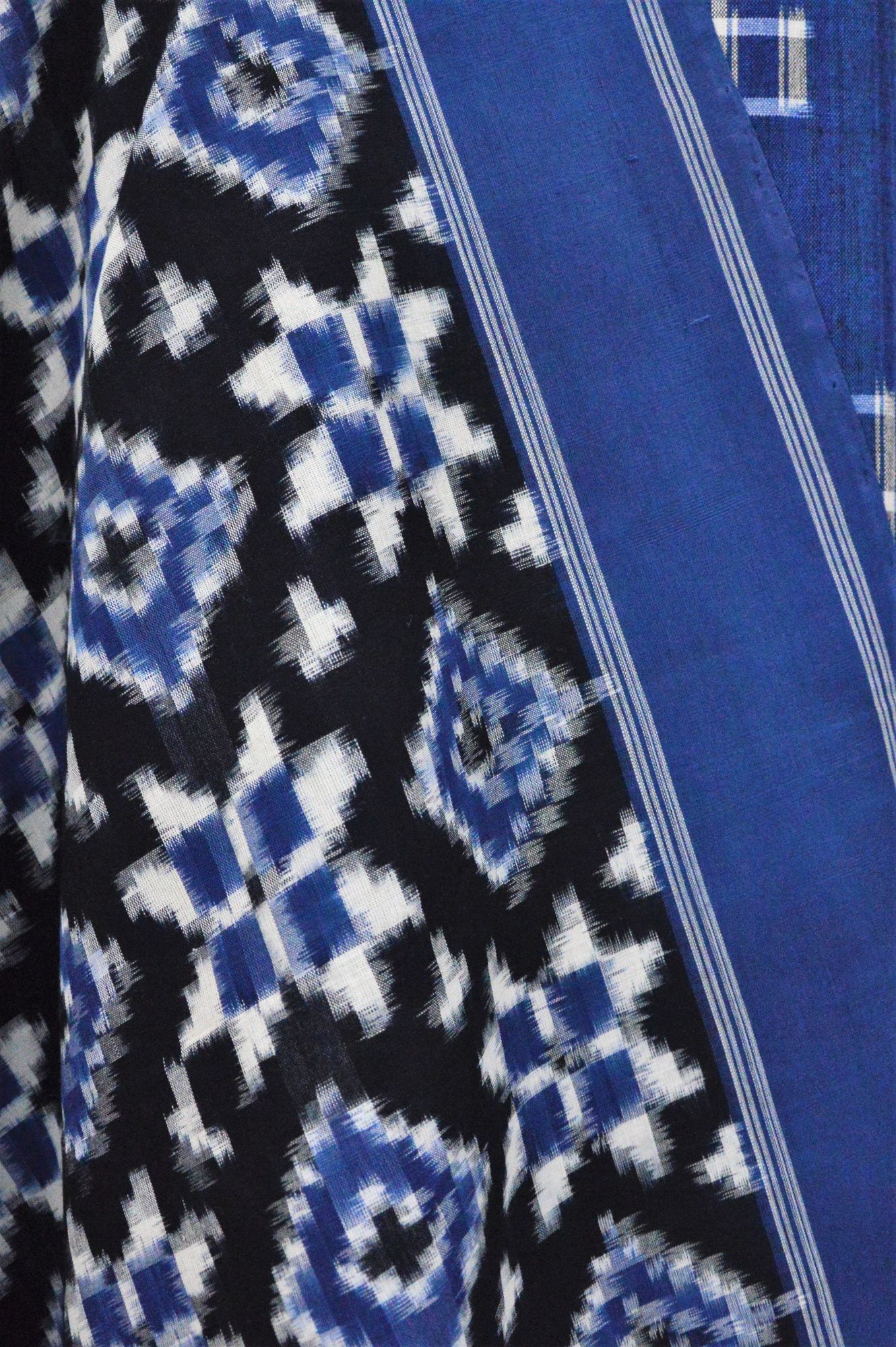 Teliya Rumaal Process Double Ikat Top-Telia Rumal Dupatta