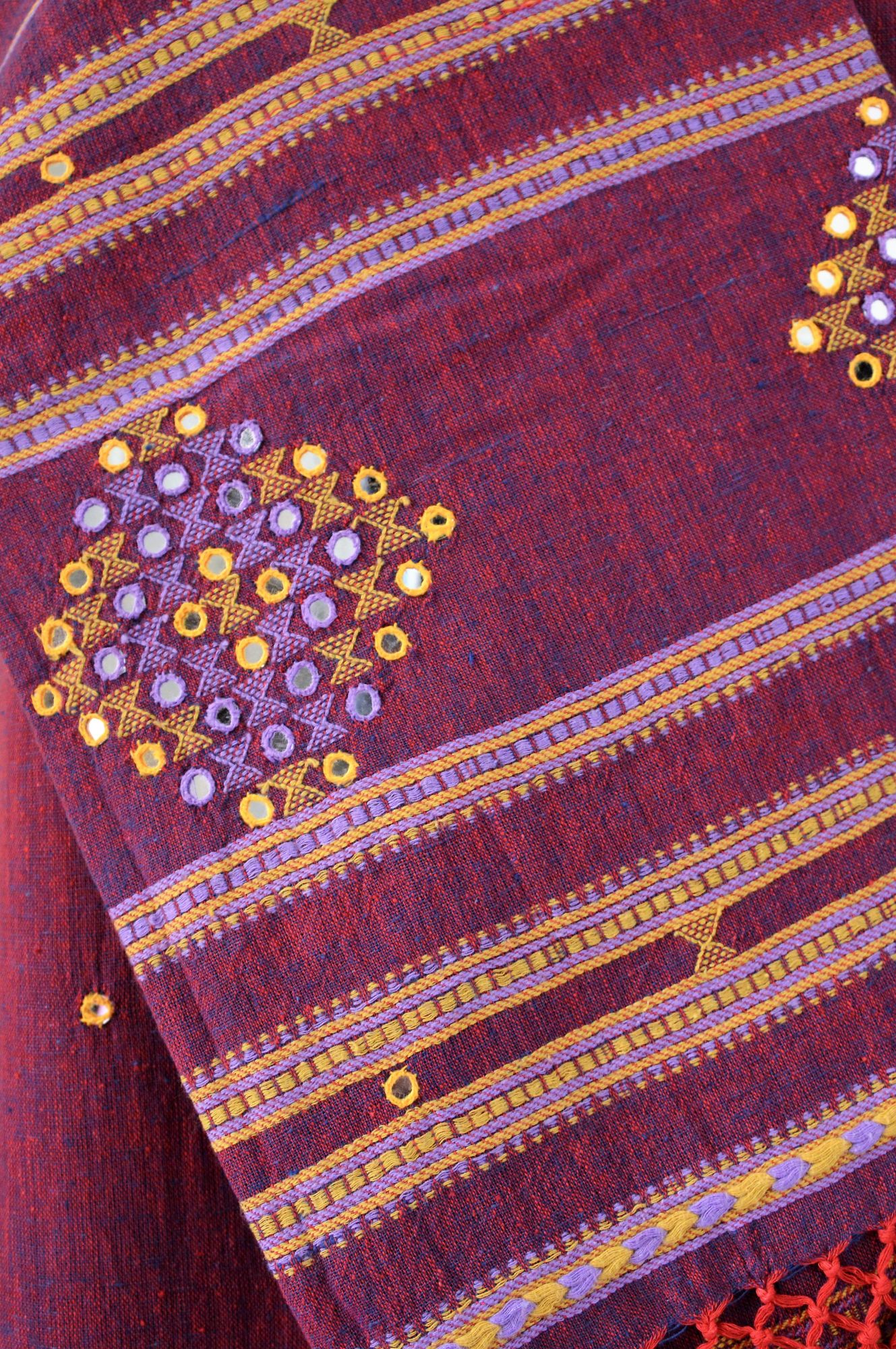 Pink Kala Cotton Bhujodi Suit