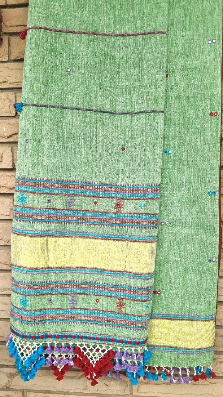 Green Kala Cotton Bhujodi Suit