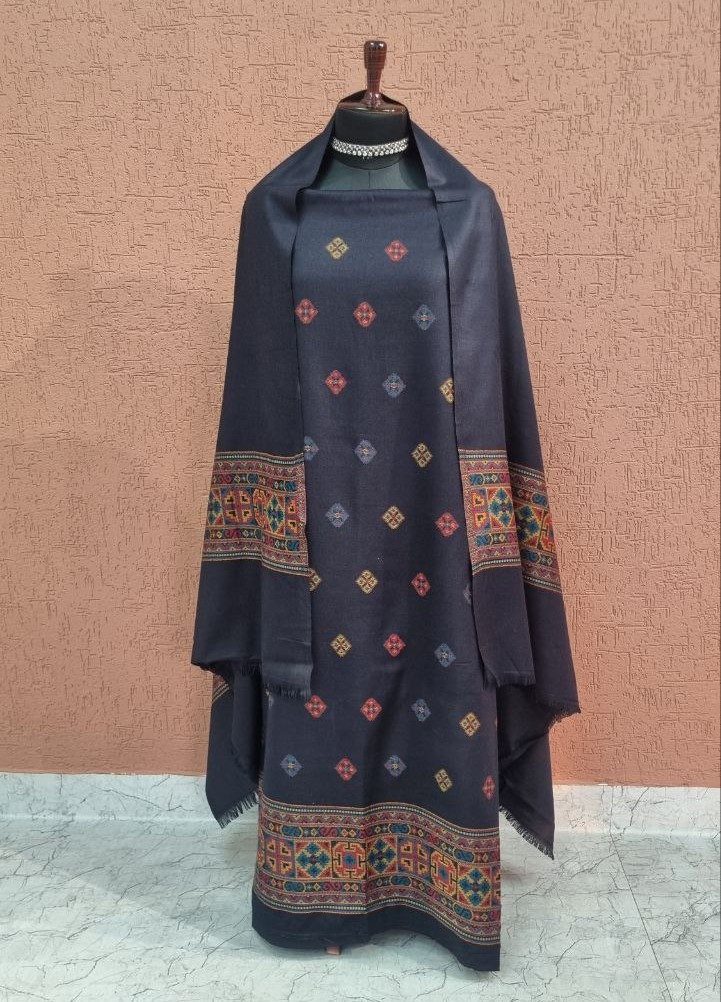 Black Kullu Woolen Suits