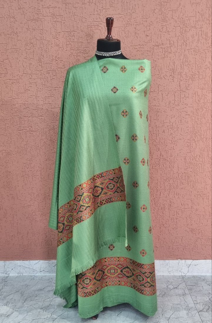 Pista Green Kullu Woolen Suit