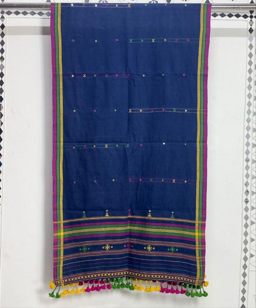 Image of Blue Kala Cotton Stole