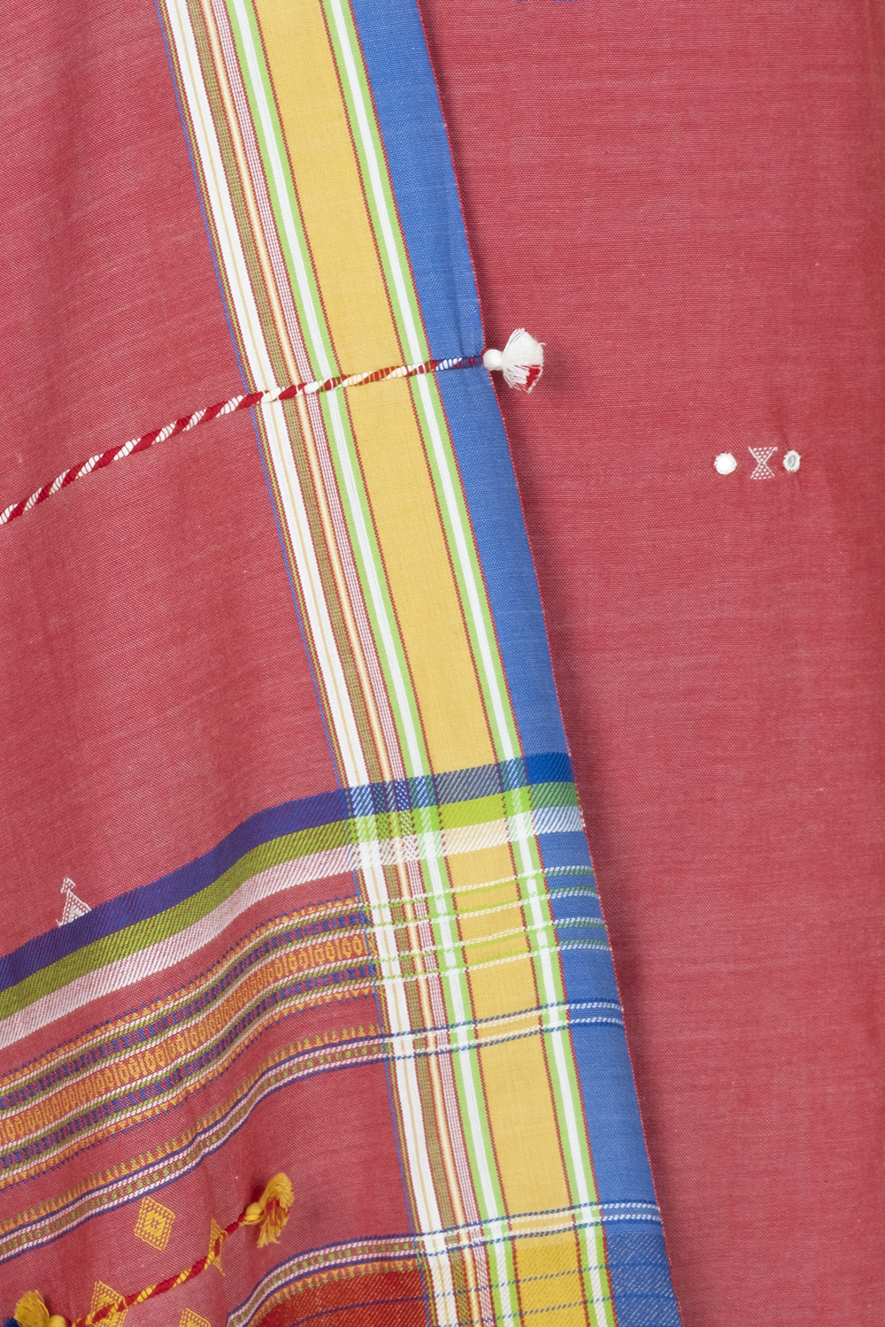 Pink Fine Cotton Bhujodi Suit