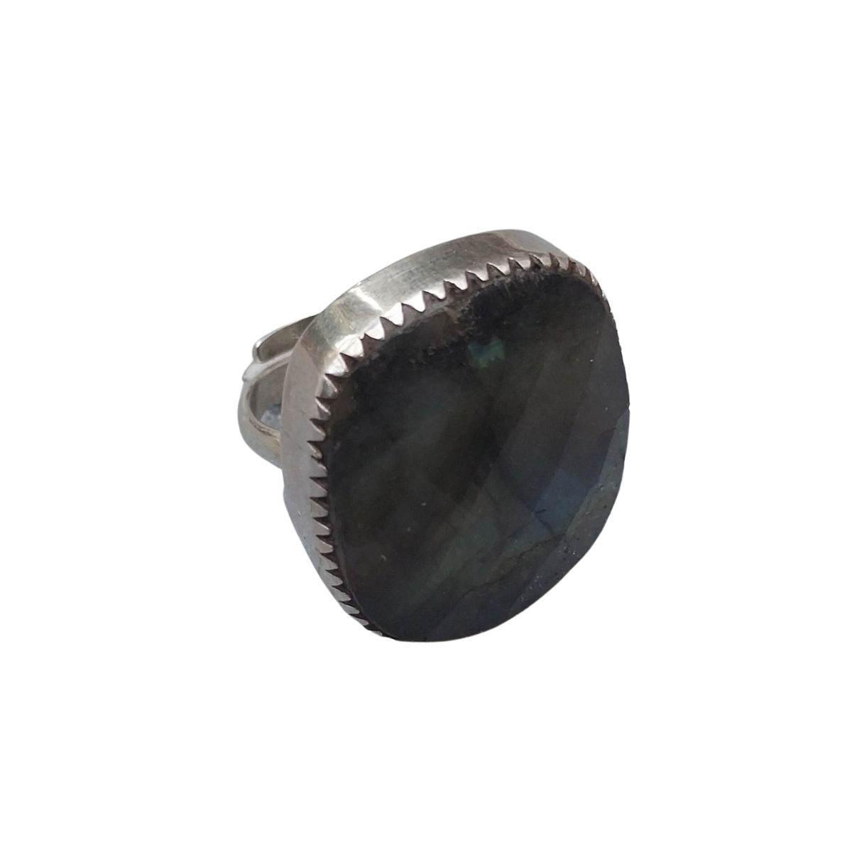 Vatave 925 Silver Ring With Laboride Gemstone