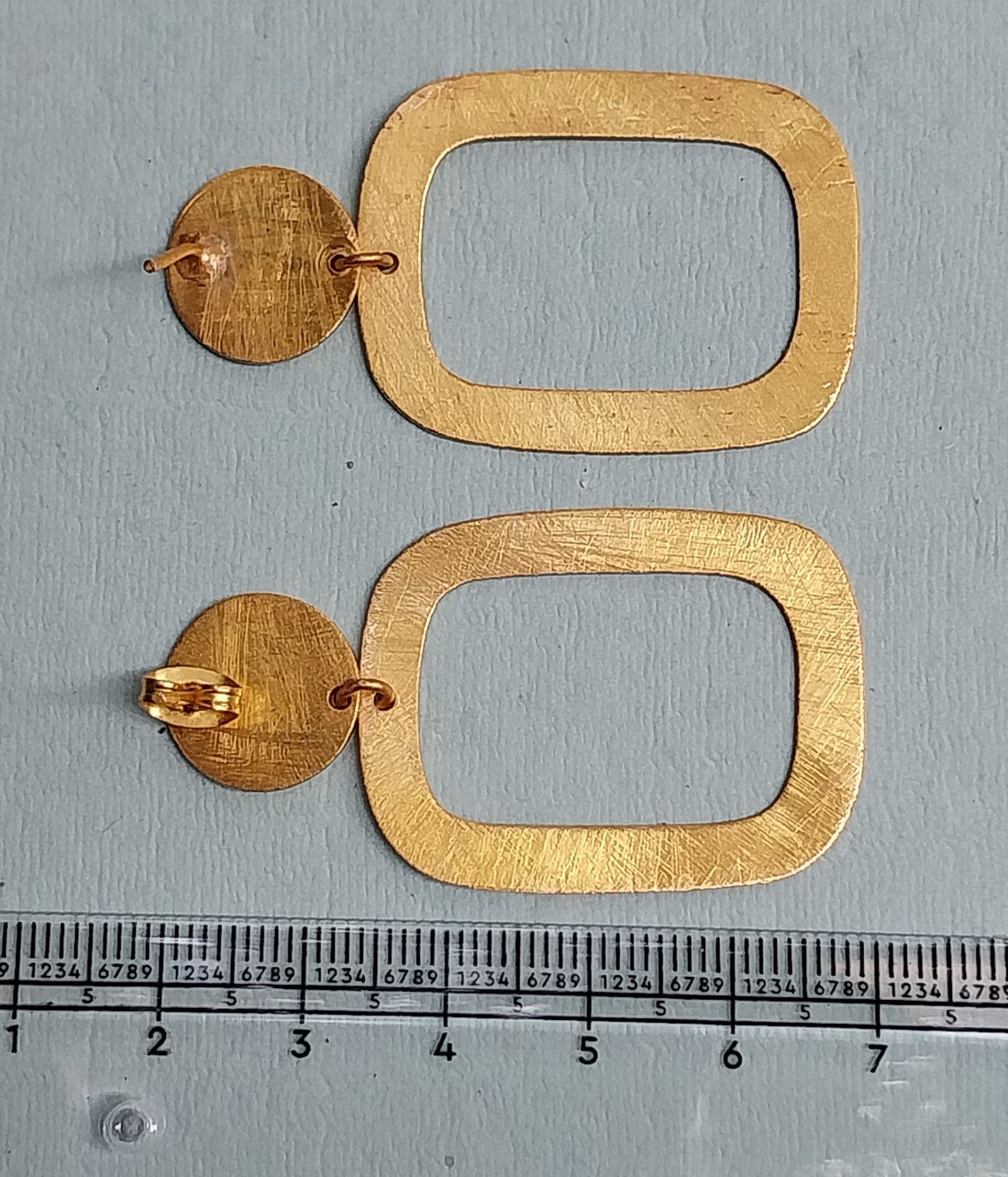 VATAVA 22k Gold Plated Brass Earring Jewelry For Girls And Women