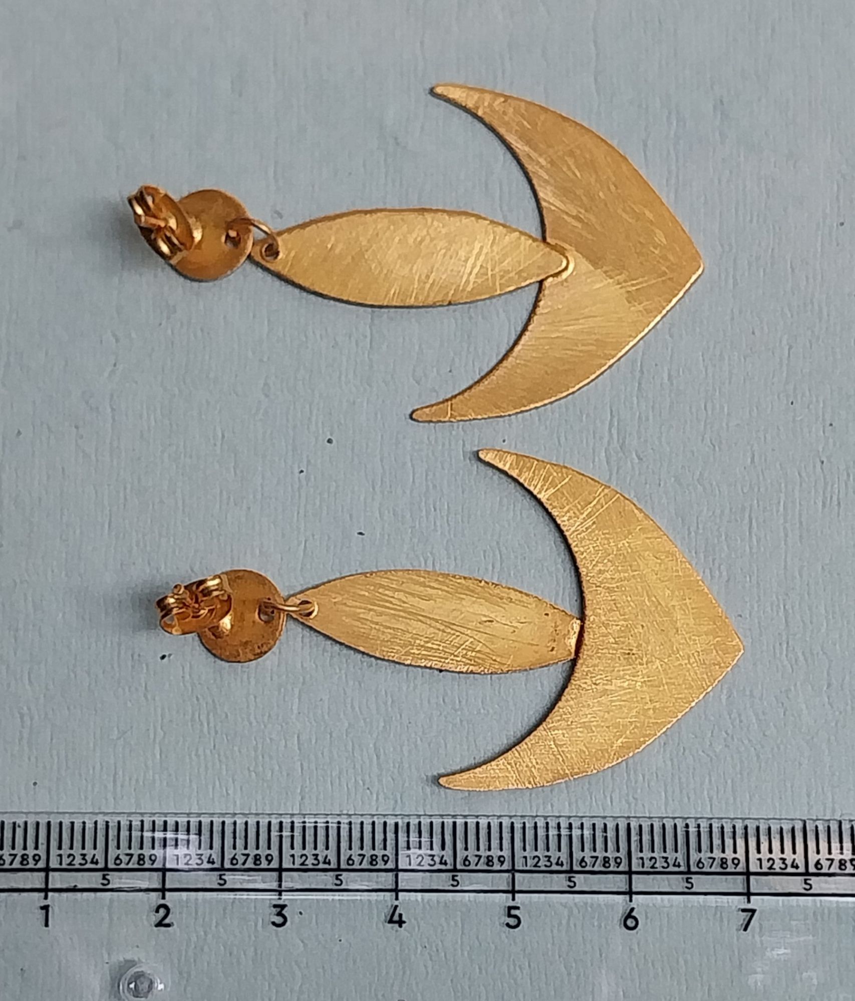 VATAVE Brass Designer Earrings For Girls And Ladies
