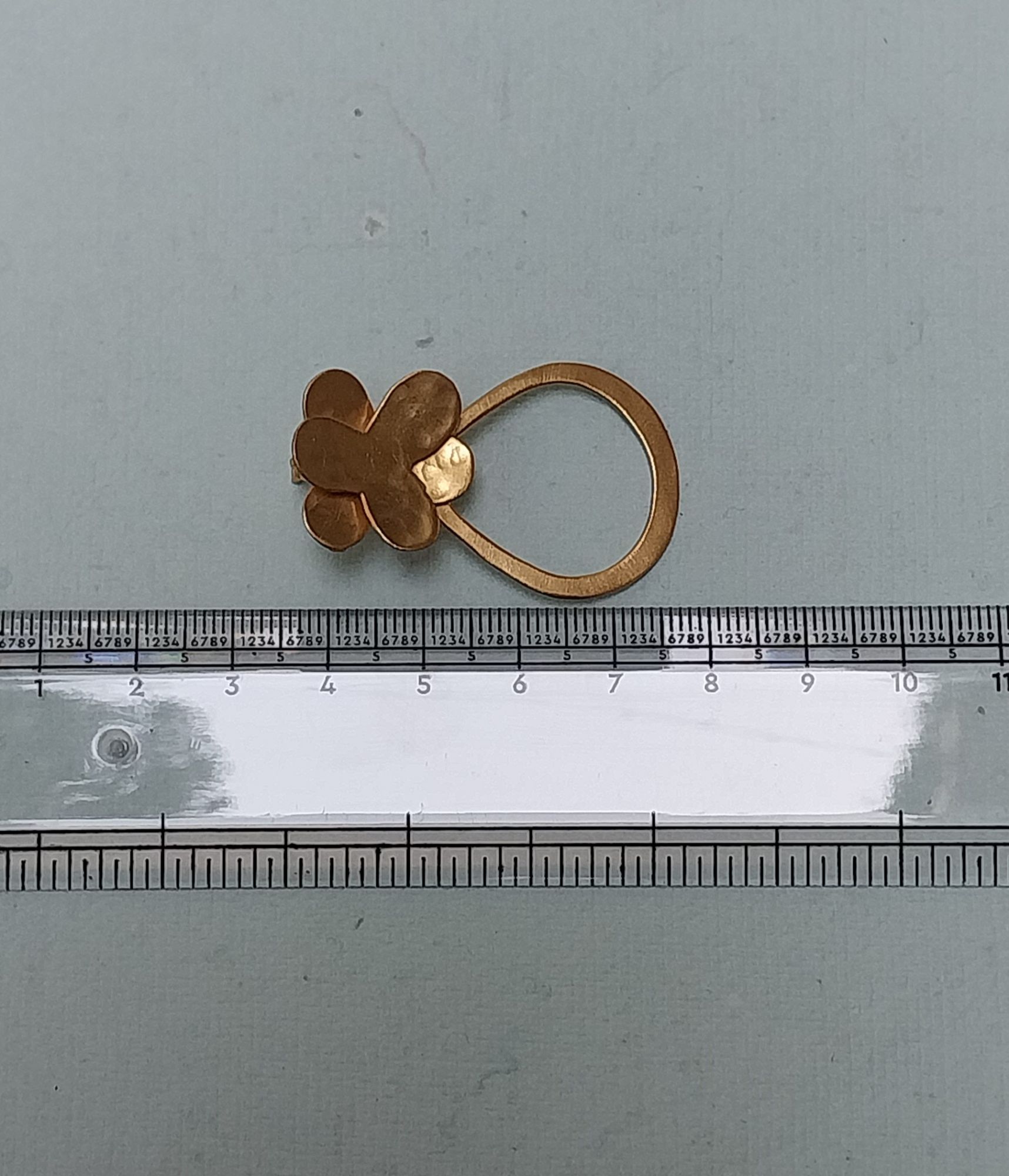 VATAVE FLOWER 22k GOLD PLATED BRASS EARRING FOR GIRLS AND WOMEN