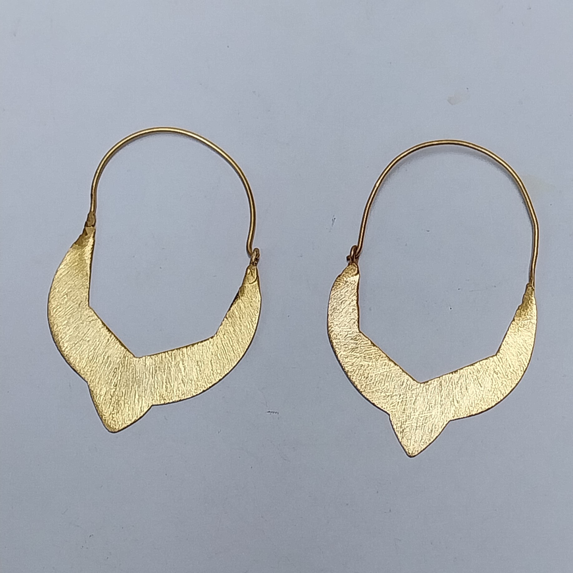 VATAVE 22k GOLD PLATED BRASS JEWELRY FANCY SHAPE EARRING FOR GIRLS AND WOMEN