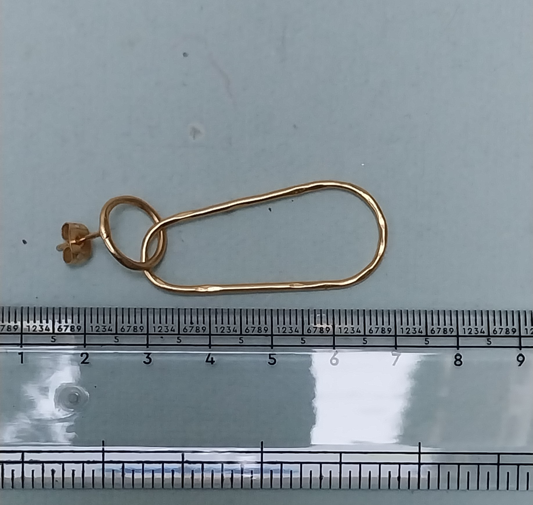 VATAVE 22k GOLD PLATED BRASS WIRE EARRING FOR ALL GIRLS AND LADIES